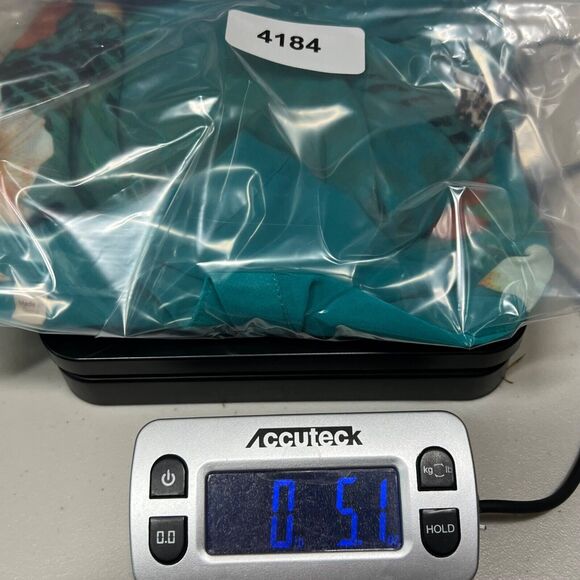 Soft Surroundings Tunic Top Women M Green Floral Sheer Blouse Resort Tropical - Picture 13 of 13